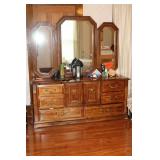 3 pc bedroom suit incl;dresser,chest & bed