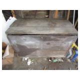 antique carpenters box & all antique tools & tools