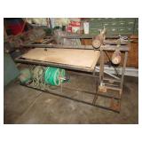 metal stand,motor,garden hoses