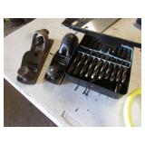drill bits & 2 small wooden planes
