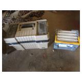 toolbox w/items inside & organizer