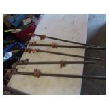 5-  3 foot clamps