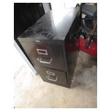 2 drawer metal file cabinet