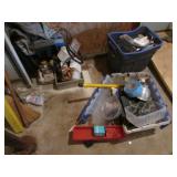 2 totes & all misc items
