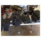 size large wet suit & all luggage & items inside