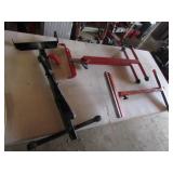 3 roller stands(2 rollers are missing)