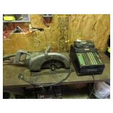 heavy duty saw & adding machine