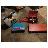 new stanley organizer,empty cases & drill