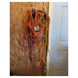 light,ext.cords,hose