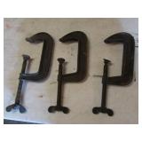 3  c-clamps