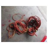 2 orange ext. cords