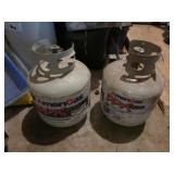 2 half full tanks