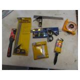 container,squares & tools