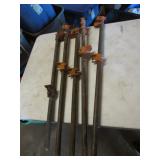 5-  3 foot clamps