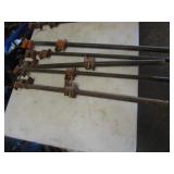 5-  3 foot clamps