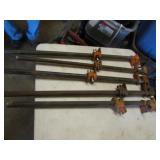 5-  3 foot clamps