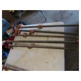 5-  3 foot clamps