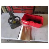 compact bench style bender w/red toolbox
