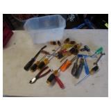 container,screwdrivers,tools