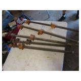 5-  3 foot clamps