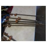 5-  3 foot clamps