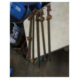 5-  3 foot clamps