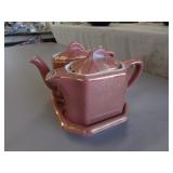 double hall teapot set
