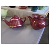 2- hall teapots