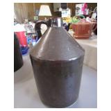 brown crock jug
