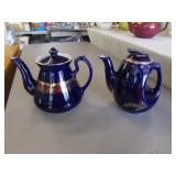 2 hall teapots