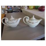2 hall teapots