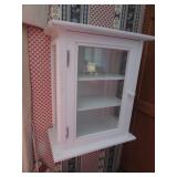 white wall cabinet