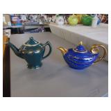 2 hall teapots