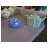 2 hall teapots