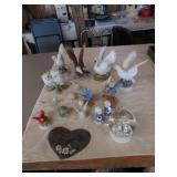 all figurines incl:eagle & birds
