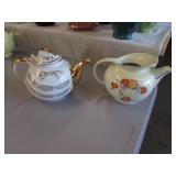2 hall teapots