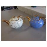 2 hall teapots