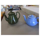 2 hall teapots