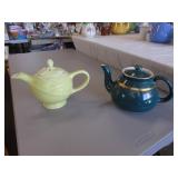 2 hall teapots