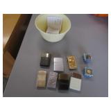 7 lighters & 2 pins