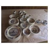 england johnson bros tulip time dish set