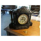 antique ansonia mantle clock w/key