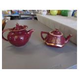 2 hall teapots