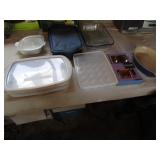 baking pans & silverware