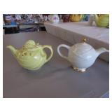 2 hall teapots