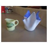 1904 worlds fair pitcher & glass dish