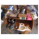 bath clock,bell,tape measure,boots & items