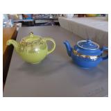 2 hall teapots