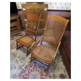 2 antique rockers