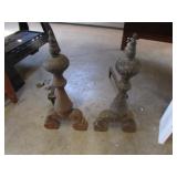 fireplace andirons